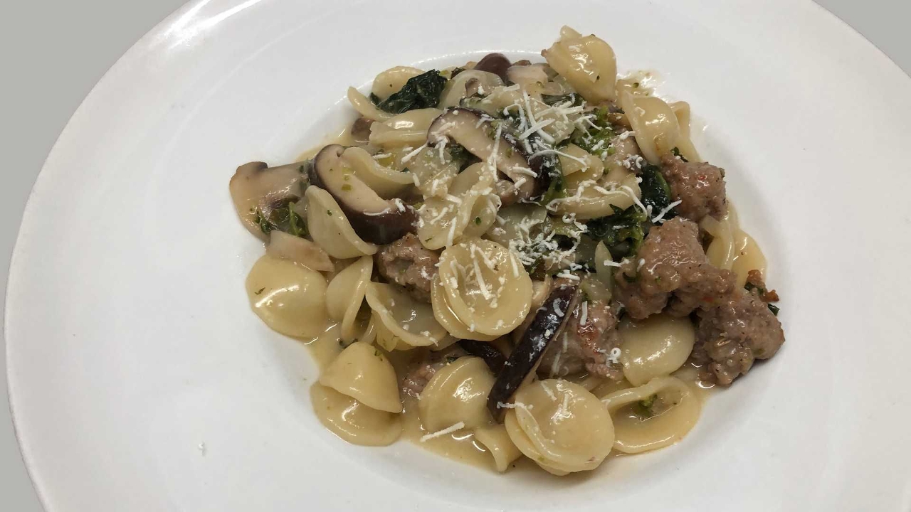 Sausage, Rapini & Orecchiette.