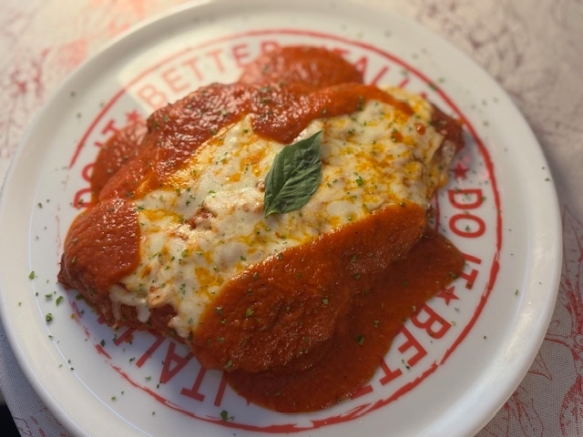 Chicken Parmesan Half Tray.