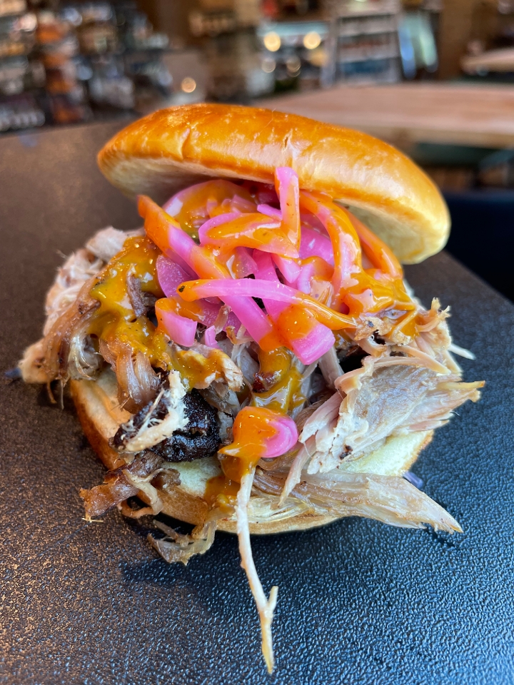 Pulled Pork Sandwich.