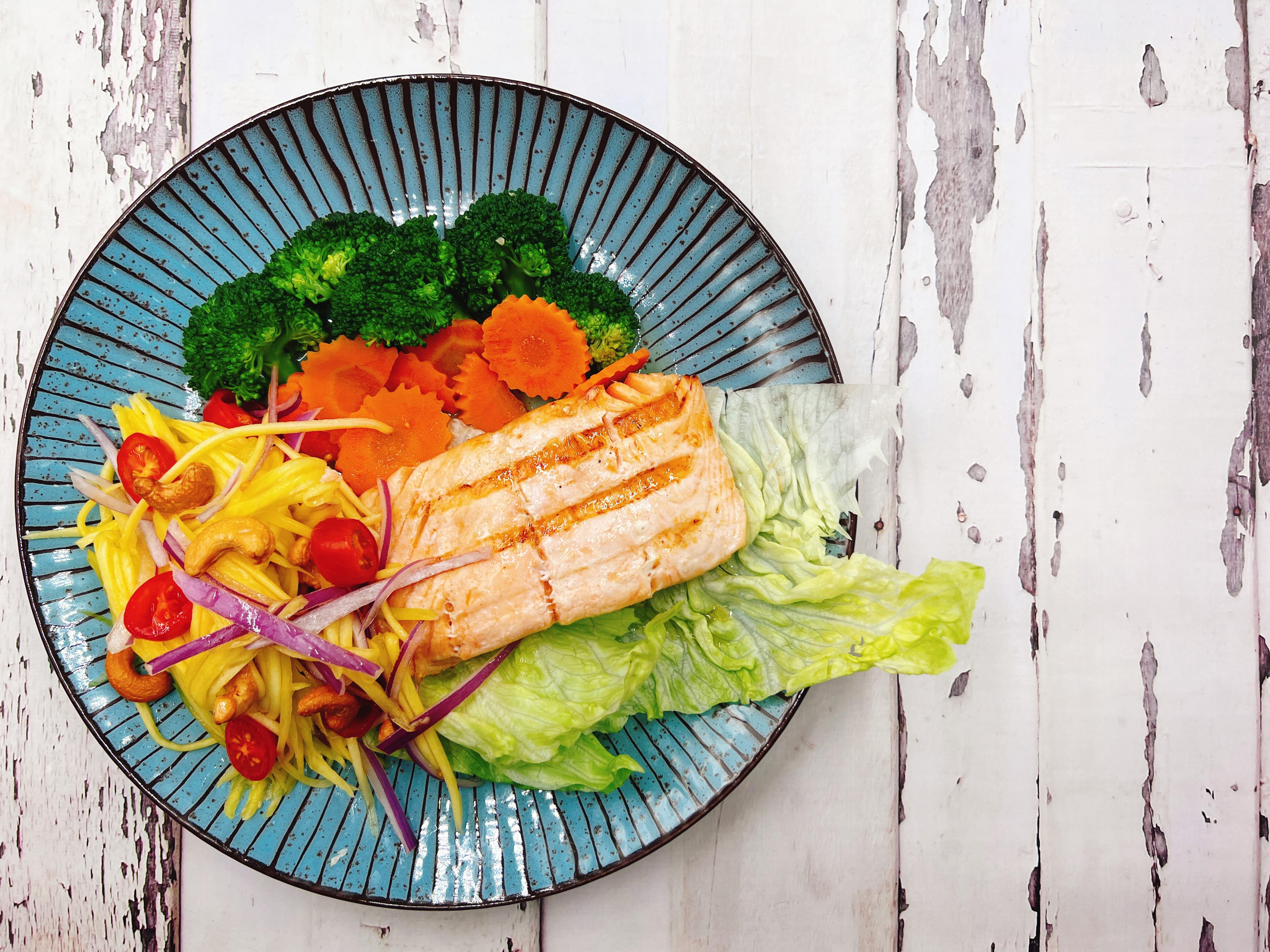Grilled Salmon - Mango.
