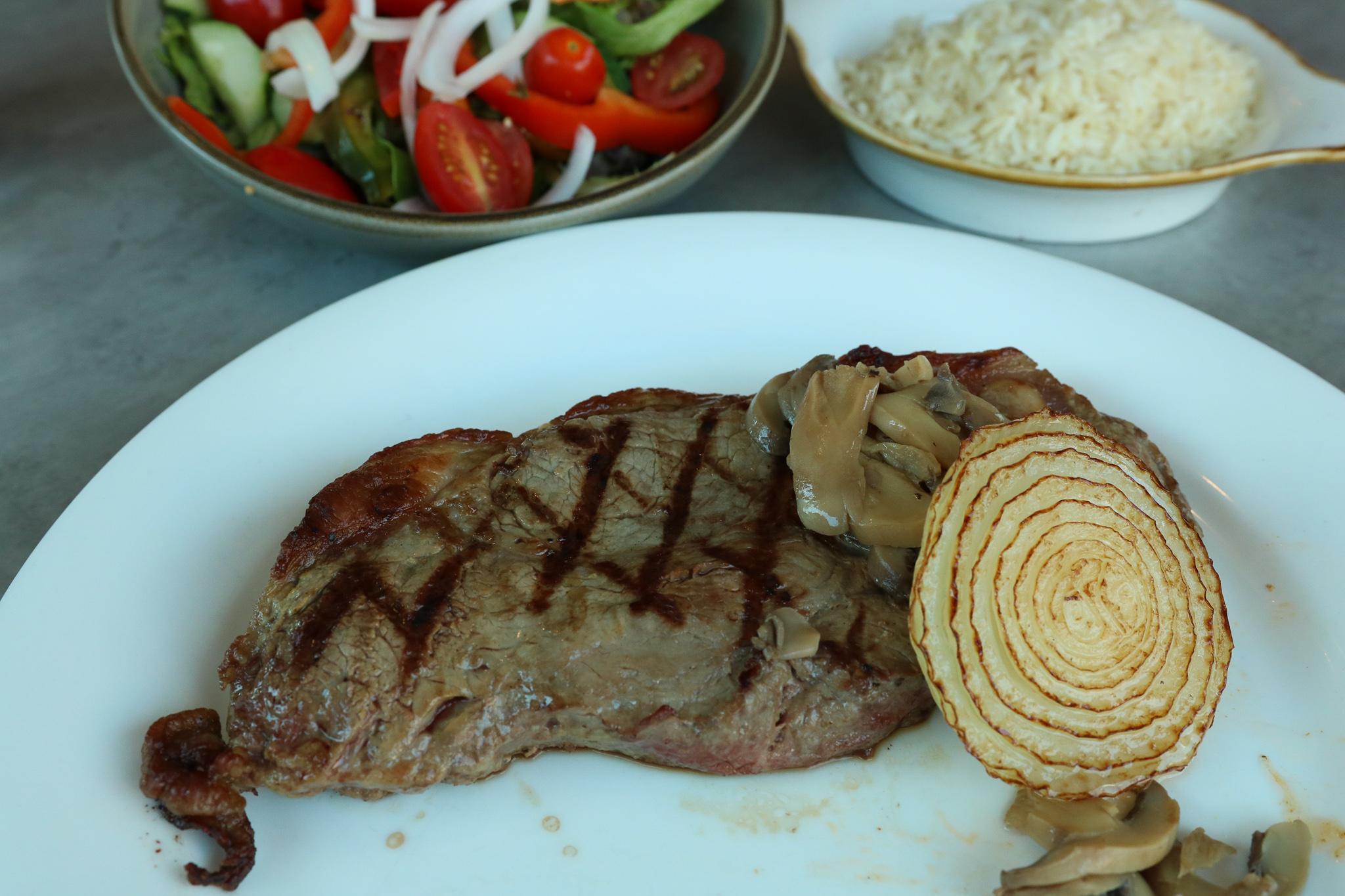 .NY Cut Sirloin Steak.