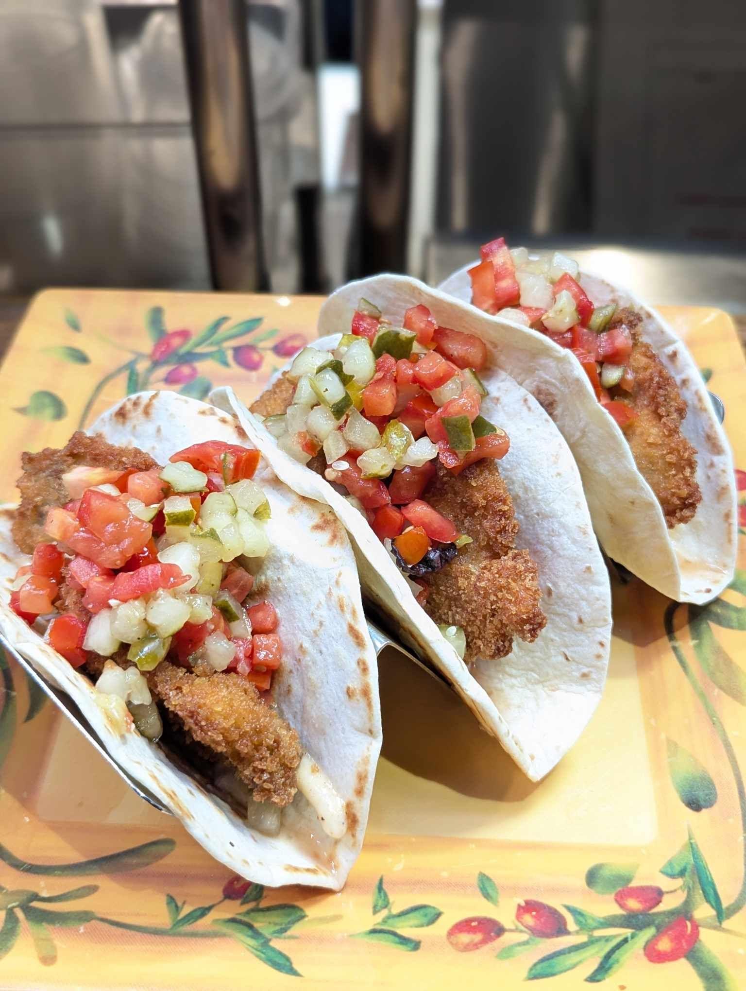Oyster Tacos.