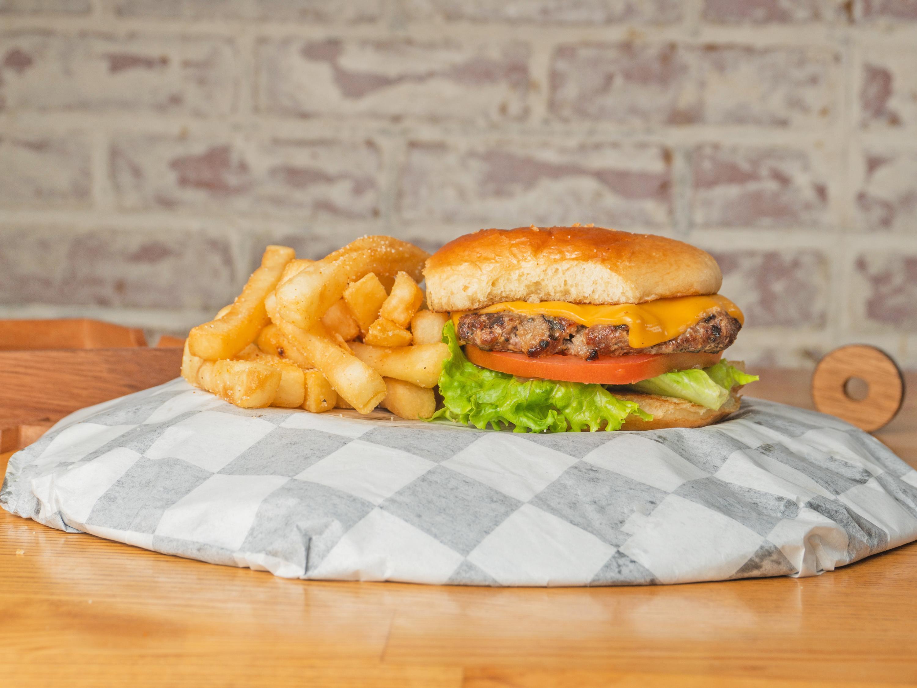 Kids Burger Meal.
