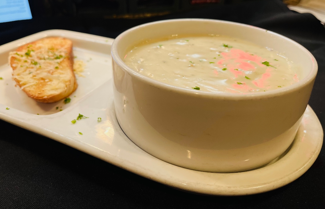 New England Clam Chowder.