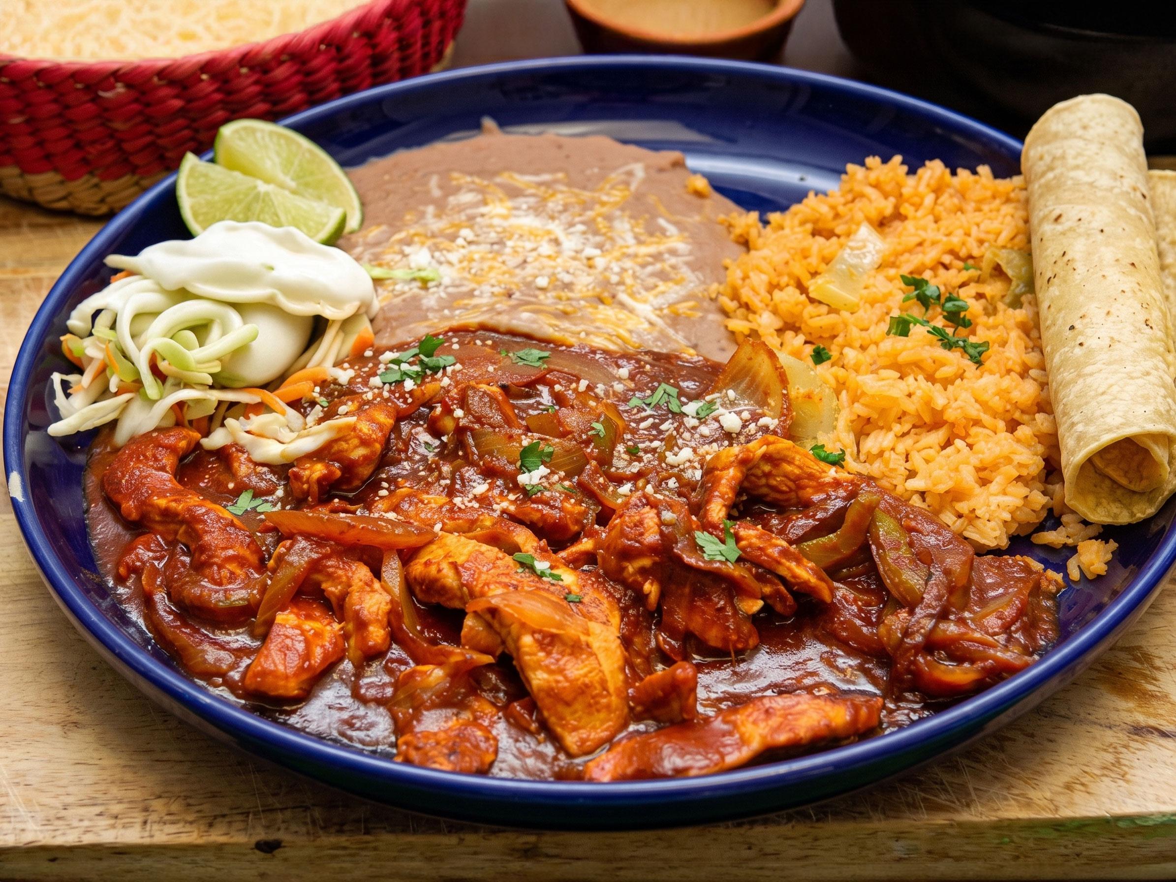 Pollo a La Mexicana.