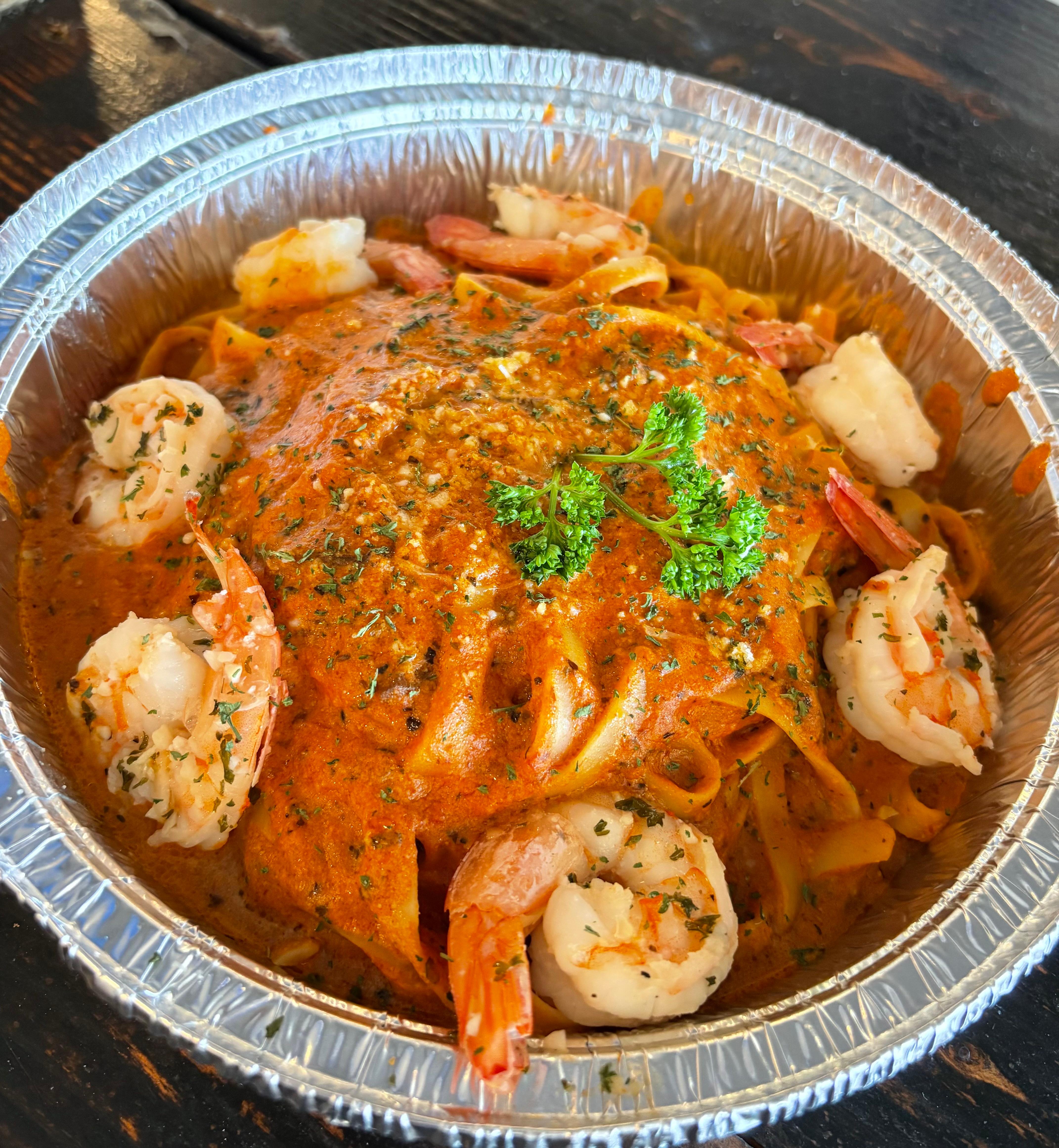 Pink Sauce Pasta.