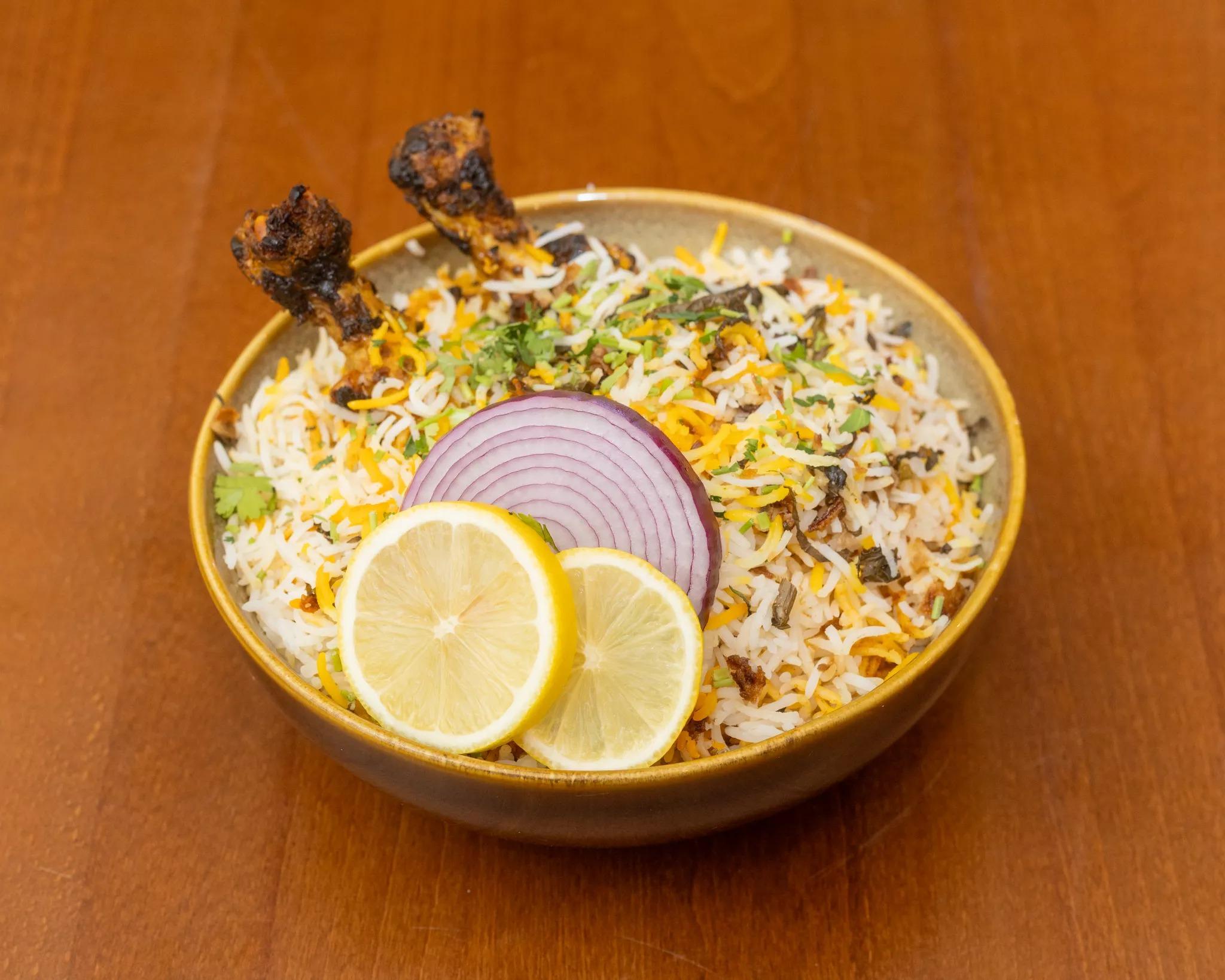 Hyderabadi Chicken Dum Biryani (Bone-In).
