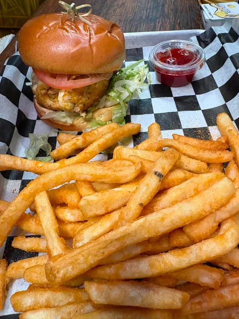 Crab Cake Sandwich.