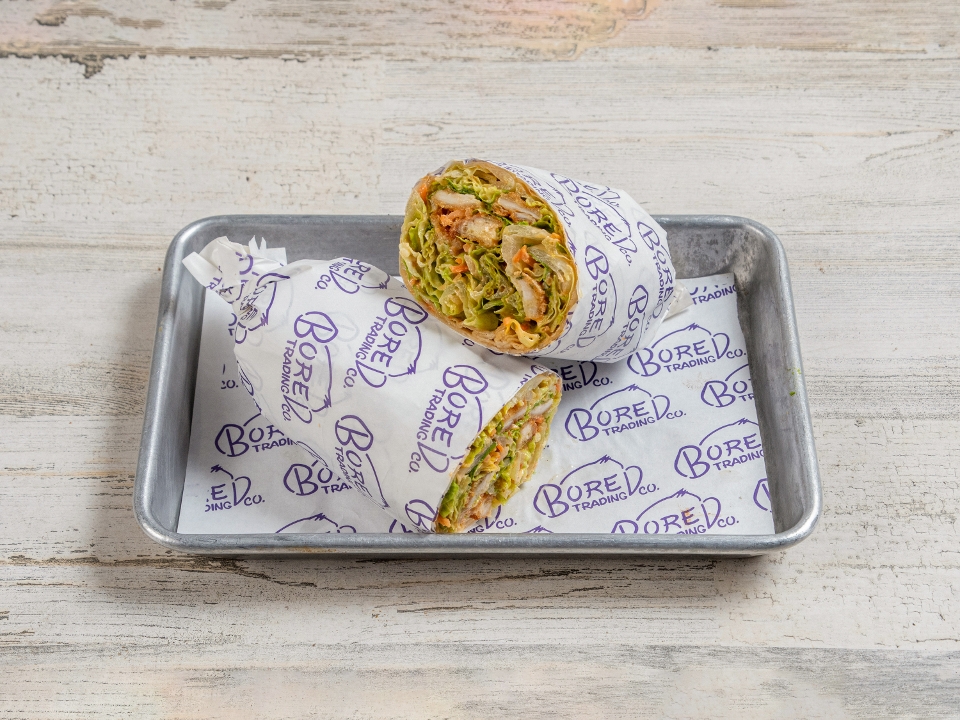 Buffalo Chicken Caesar Wrap.