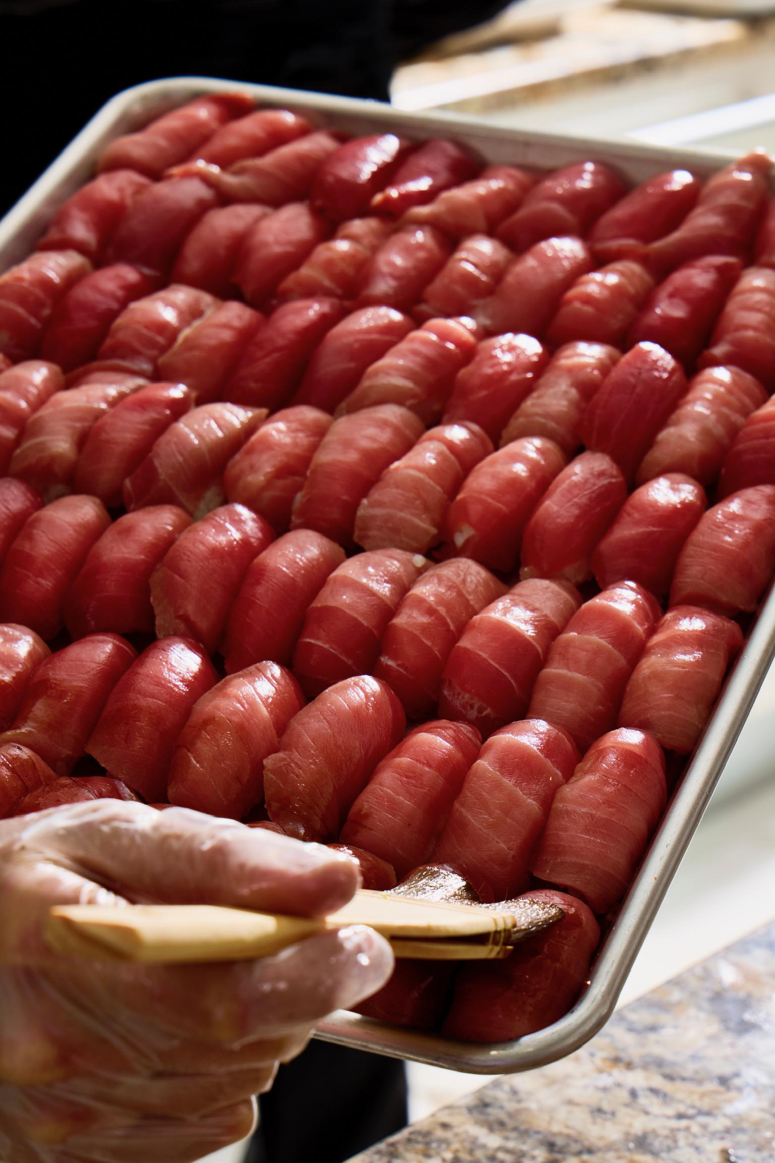 Tuna Sushi.