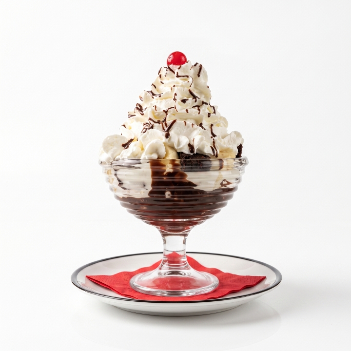 Hot Fudge Brownie Sundae.