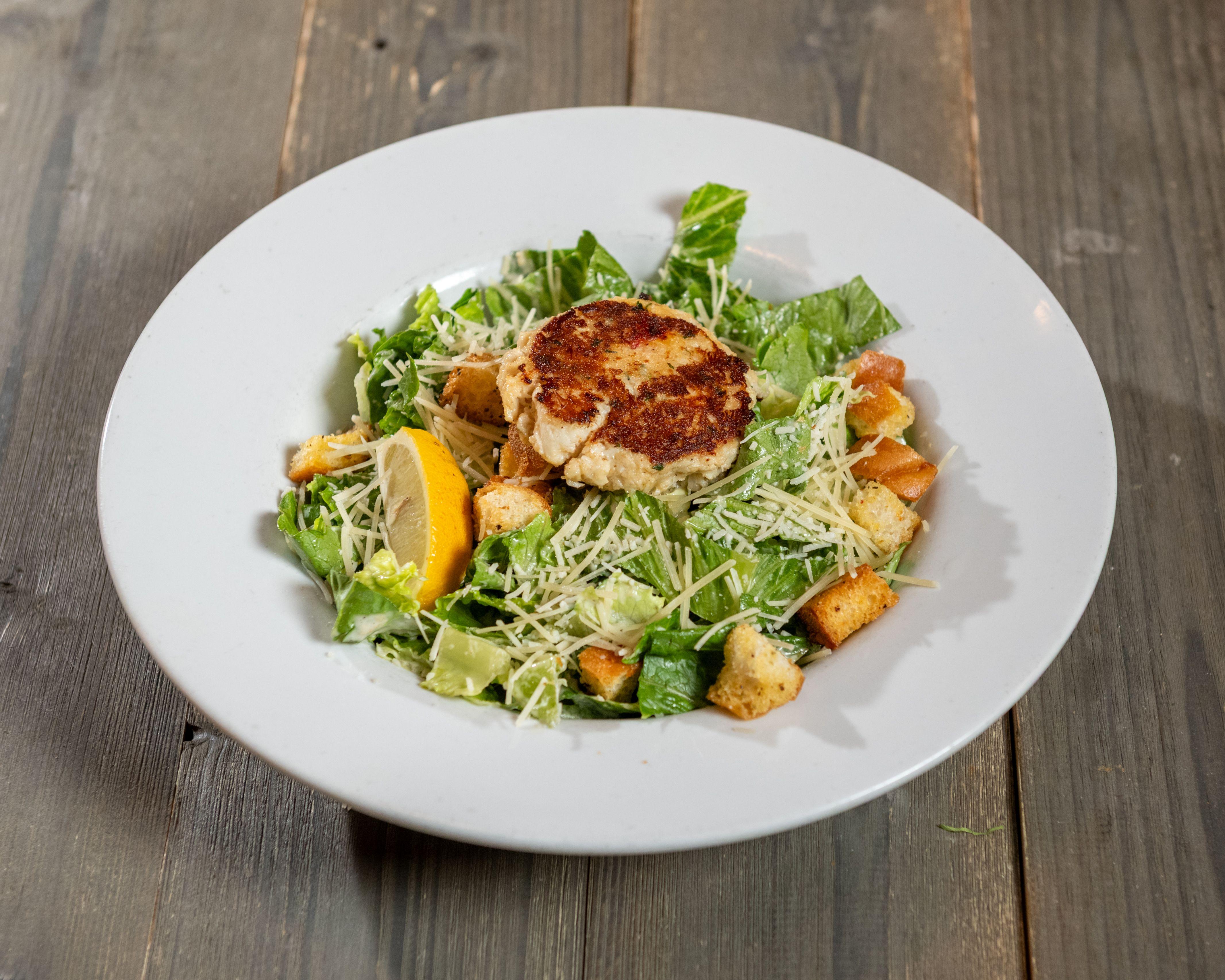 Caesar w/Crab Cake.