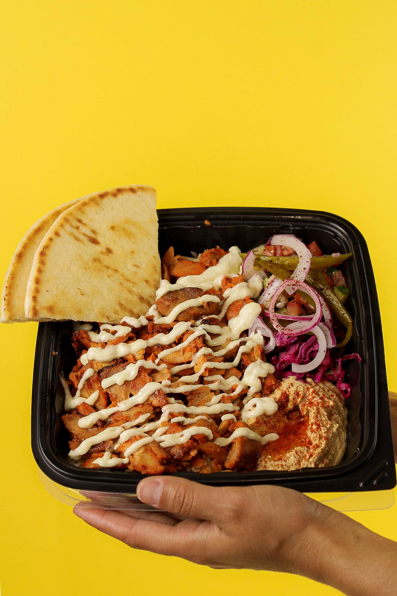 Chicken Shawarma Platter.
