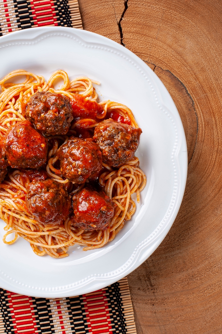 Pasta with Meatballs.