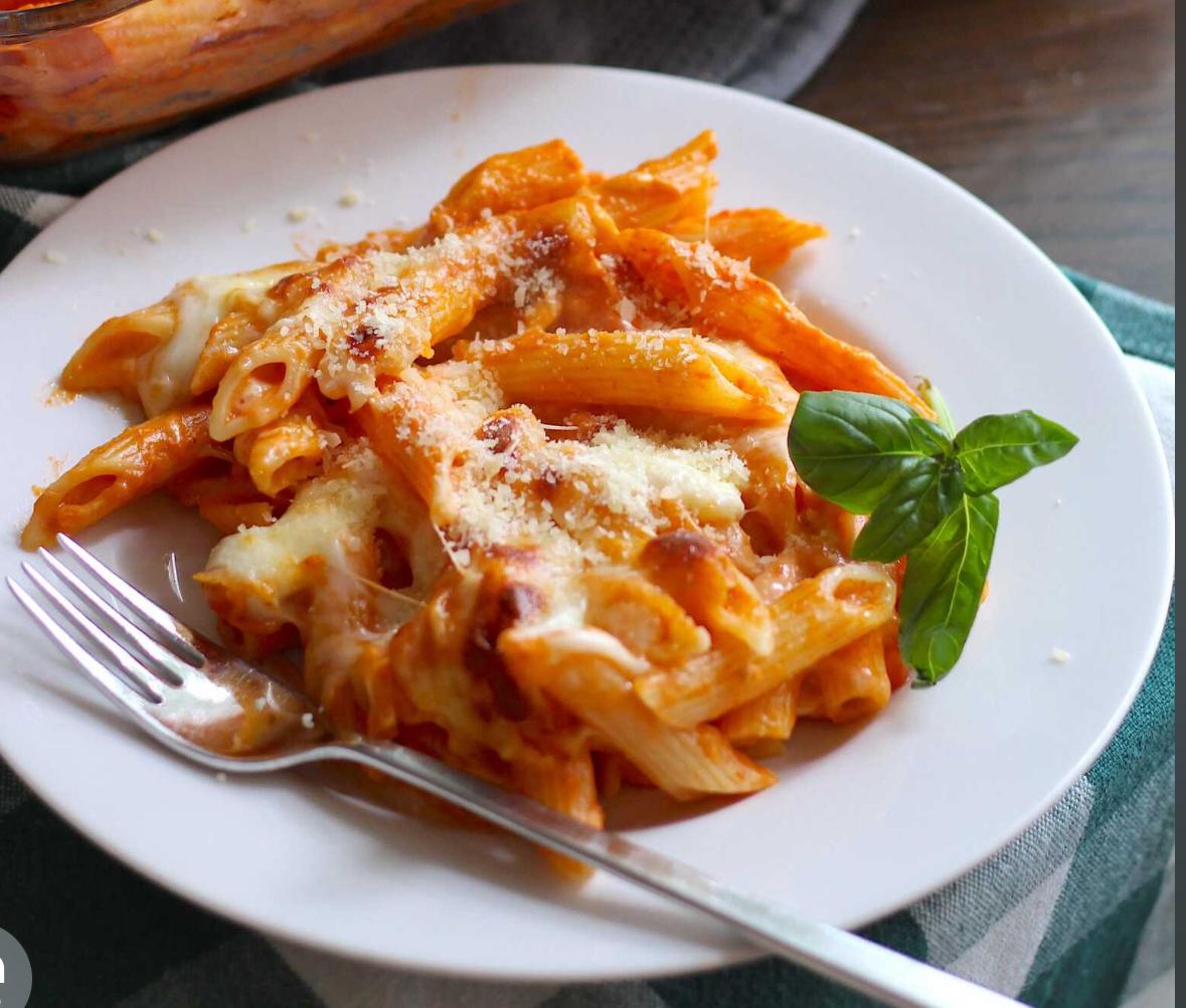 Baked Ziti Dinner.