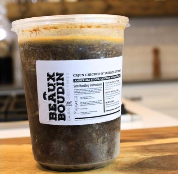 (Frozen) Chicken and Sausage Gumbo.