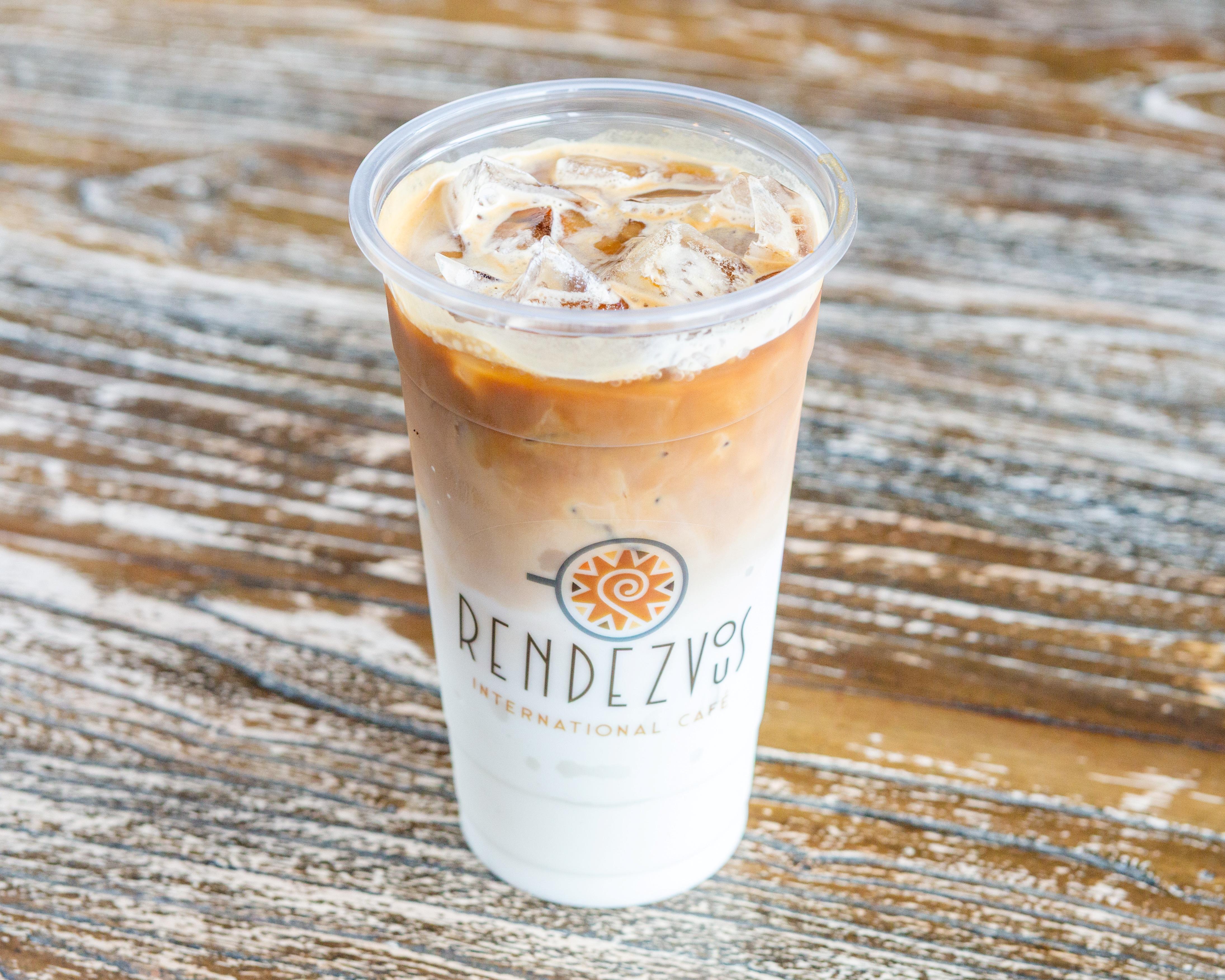 Iced Breve Latte.