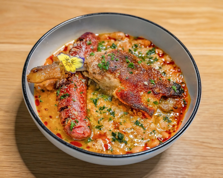 Duck Leg Cassoulet.