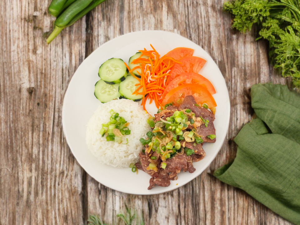Grilled Pork with Rice.