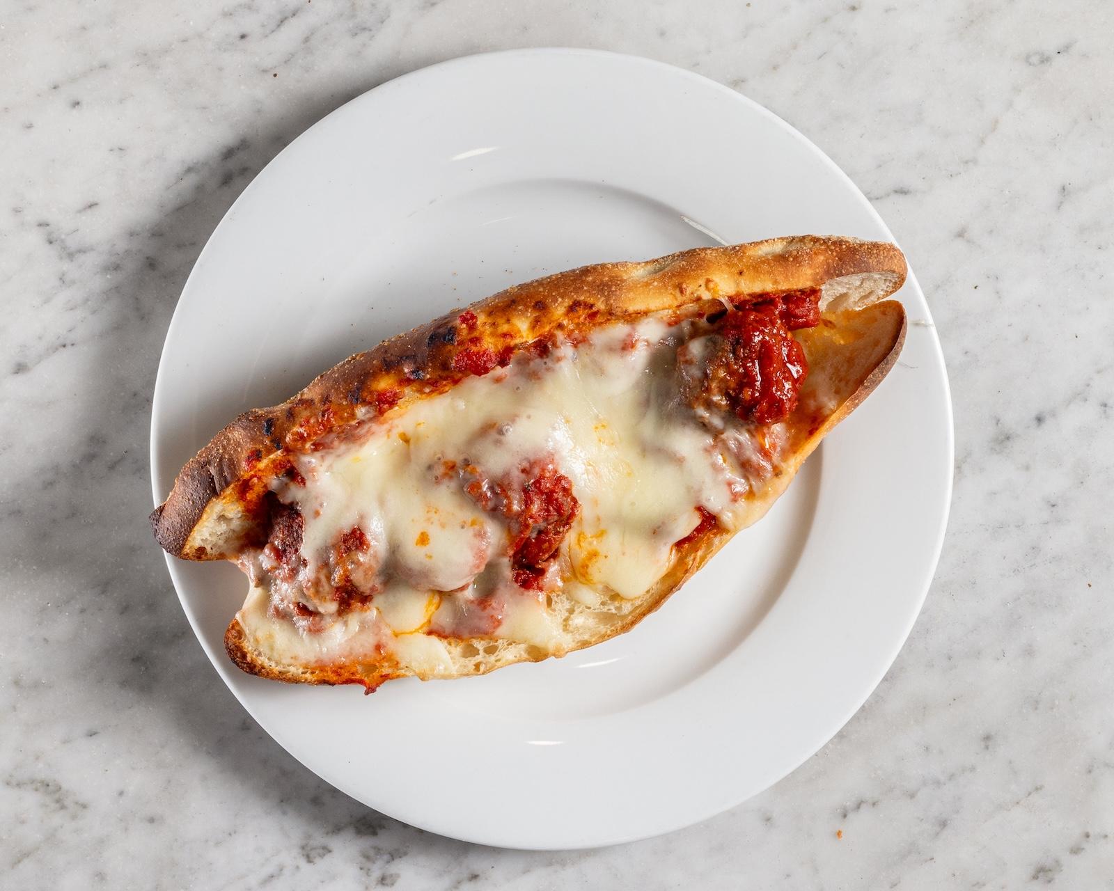 Meatball Parm Hero.