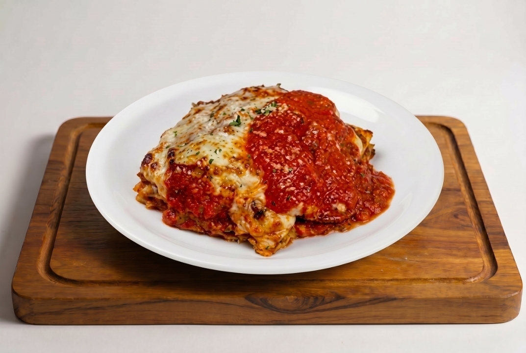 Veal Parmigiana.