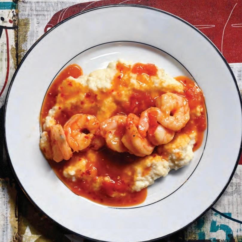 Cajun Shrimp & Grits.