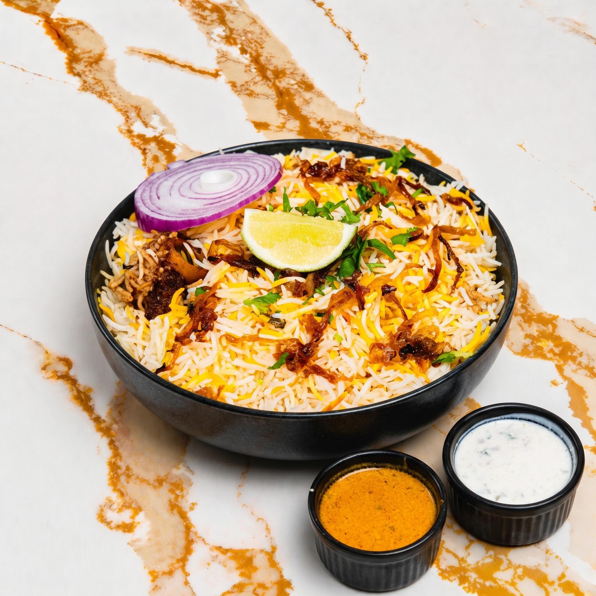 Goat Biryani.