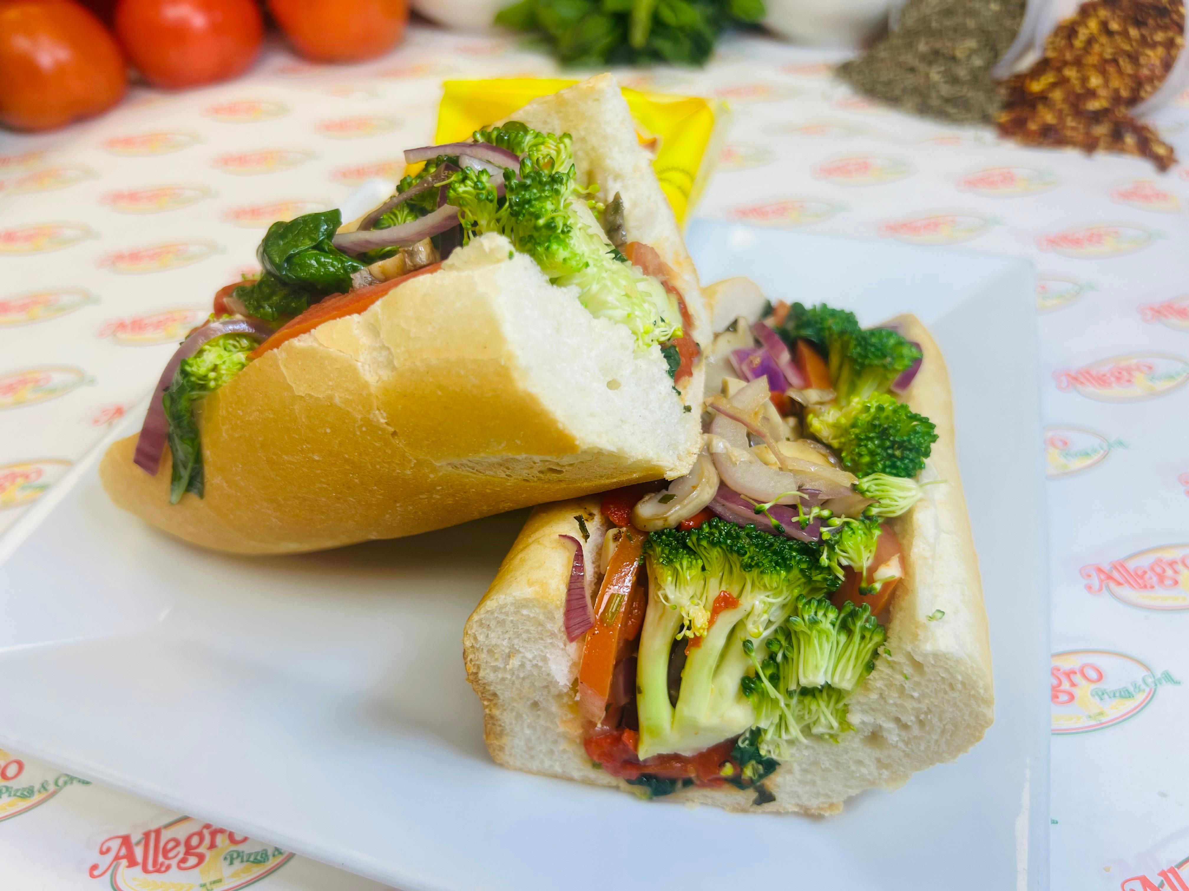 Grilled Veggie Hoagie.