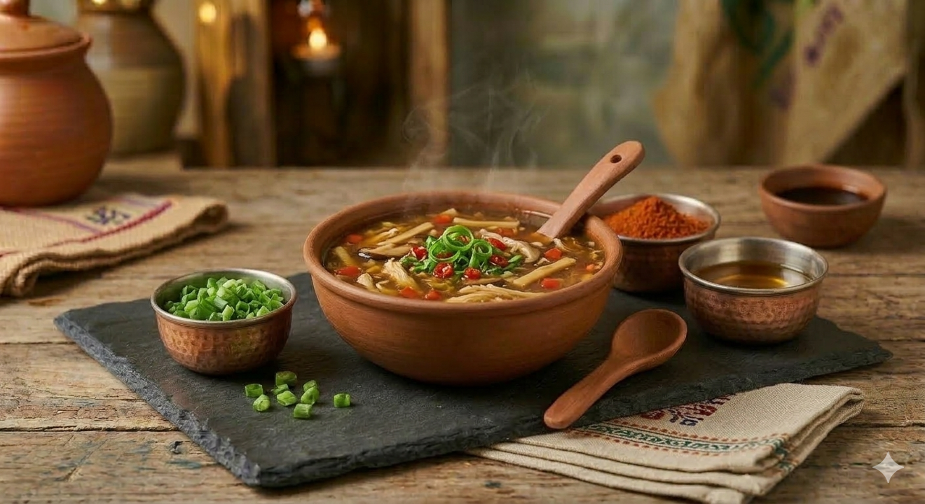 Chicken Hot & Sour Soup 16oz.