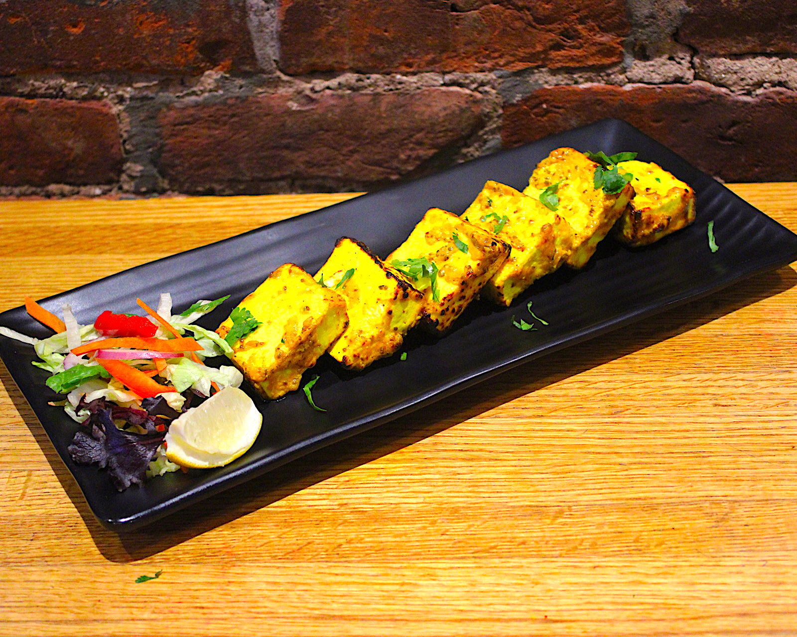Kesari Paneer Tikka.