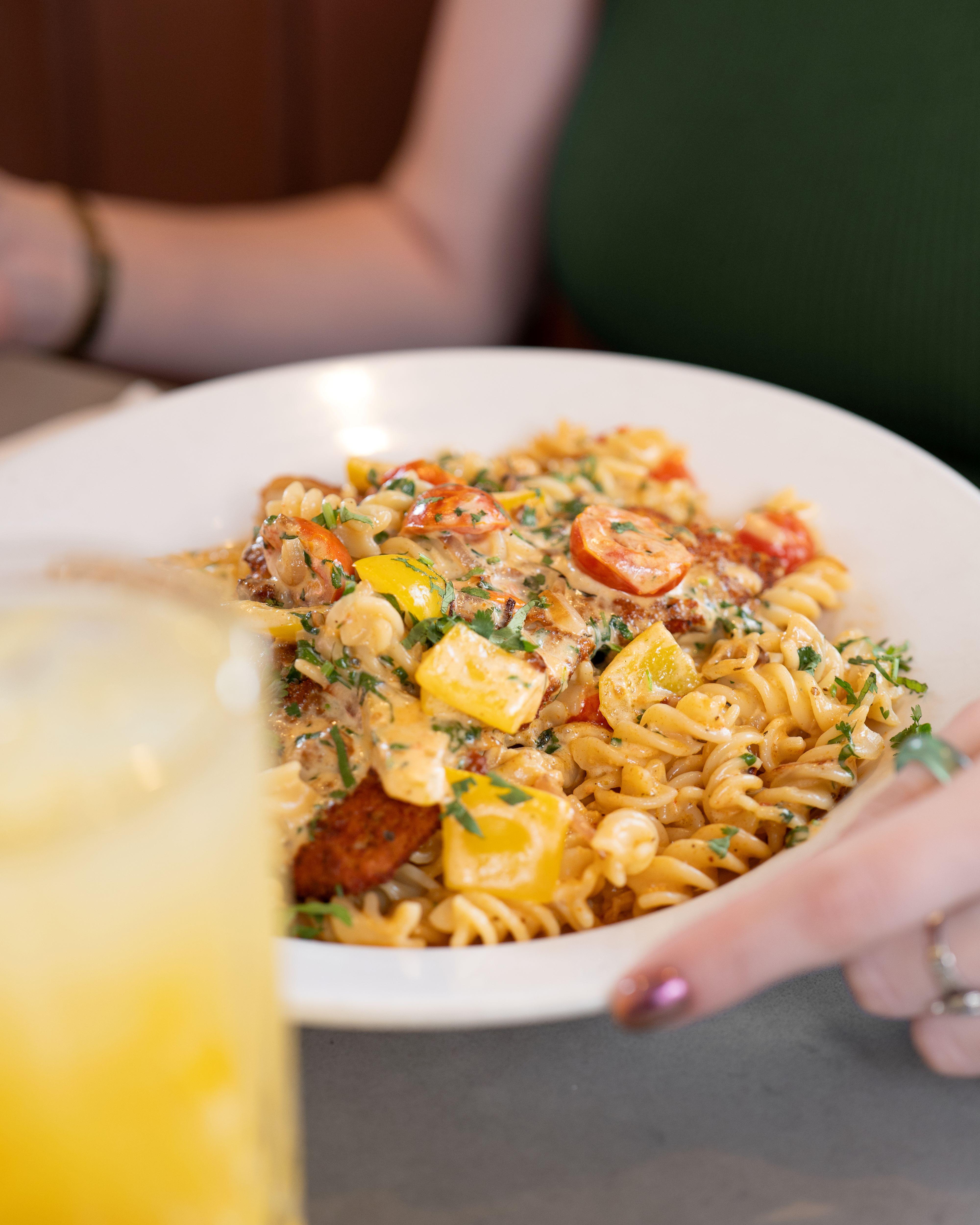 Cajun Crispy Chicken Fusilli.