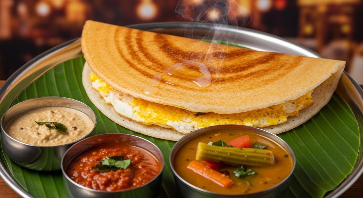 Egg Dosa.