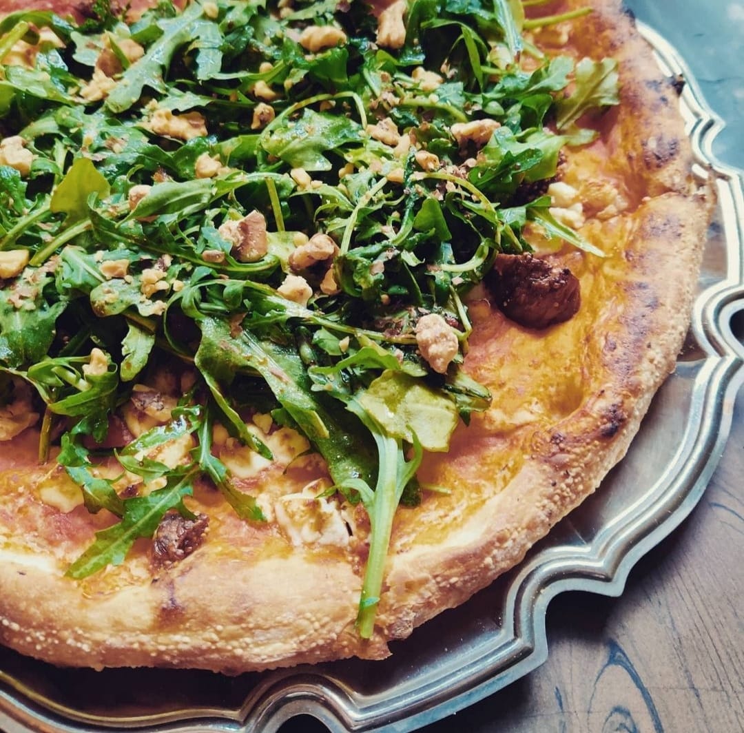 12" - Fig & Goat Pizza.