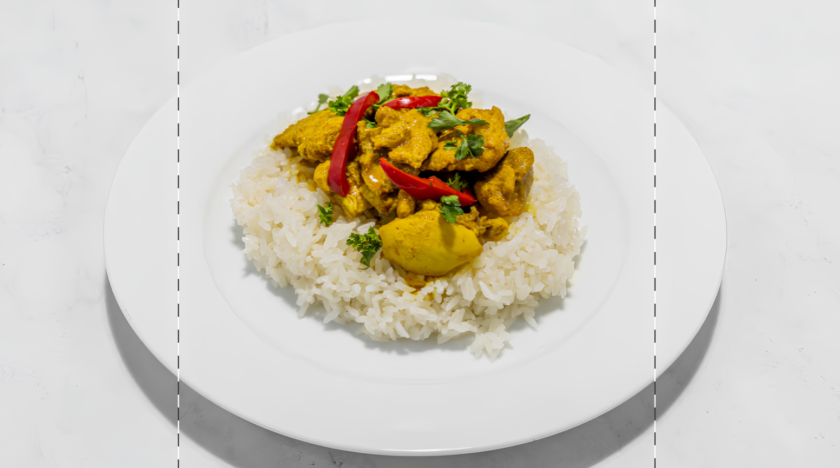 Curry chicken bowl.