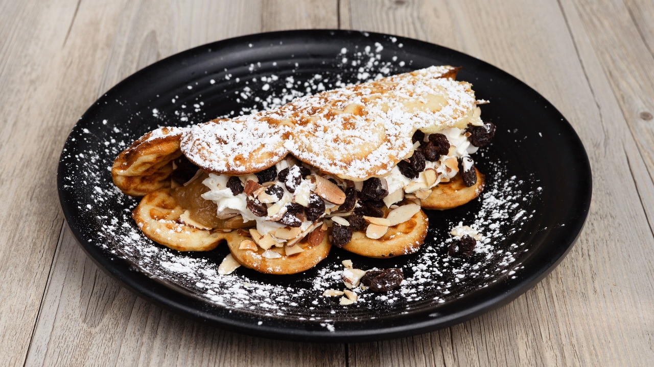 Apple Strudel Waffle.