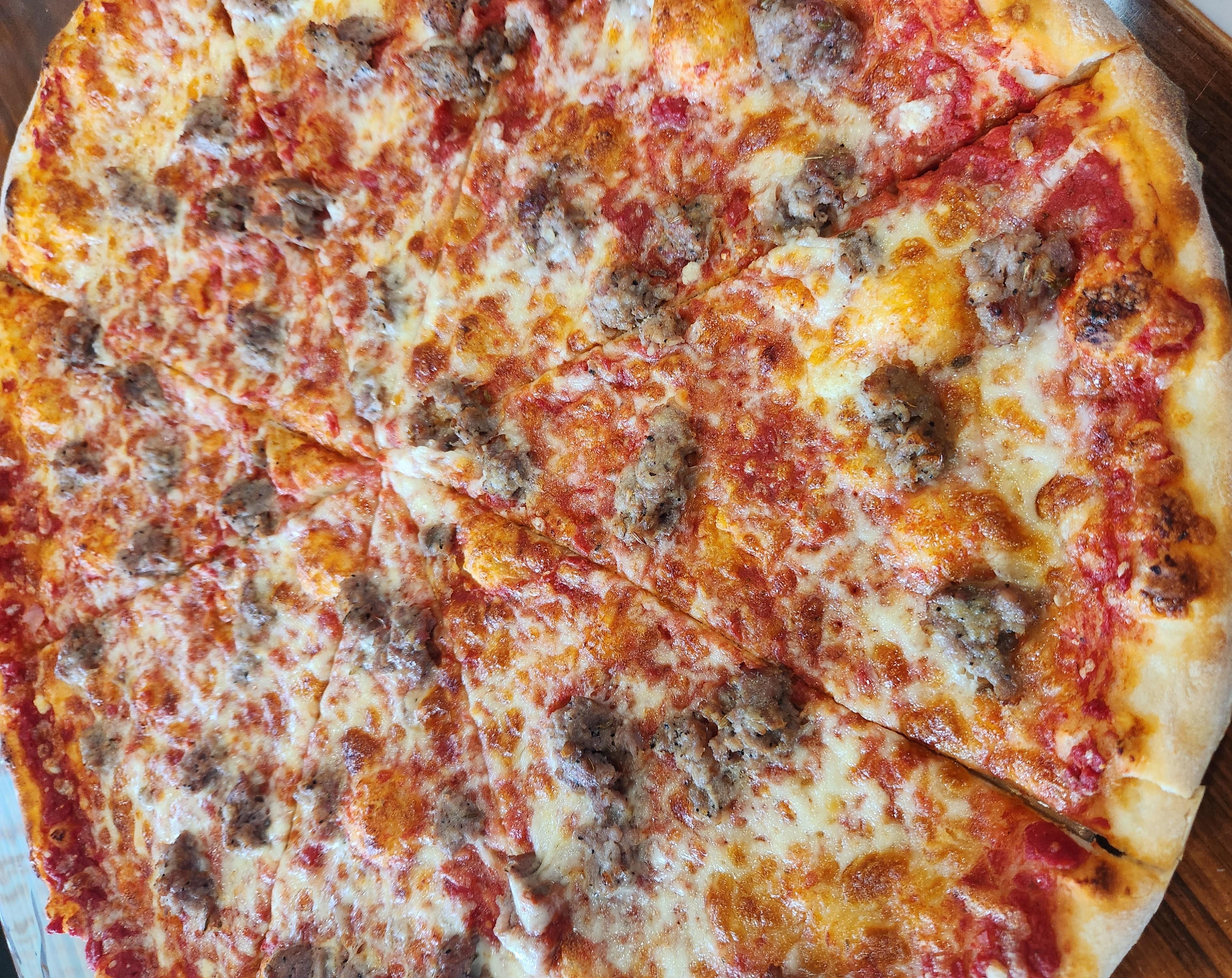 Slice Sausage Pizza.