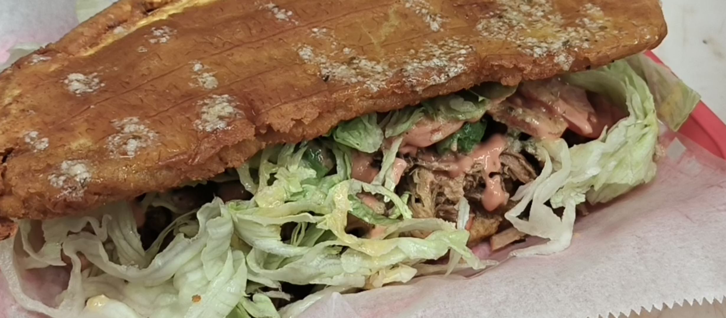 Chicken Jibarito.
