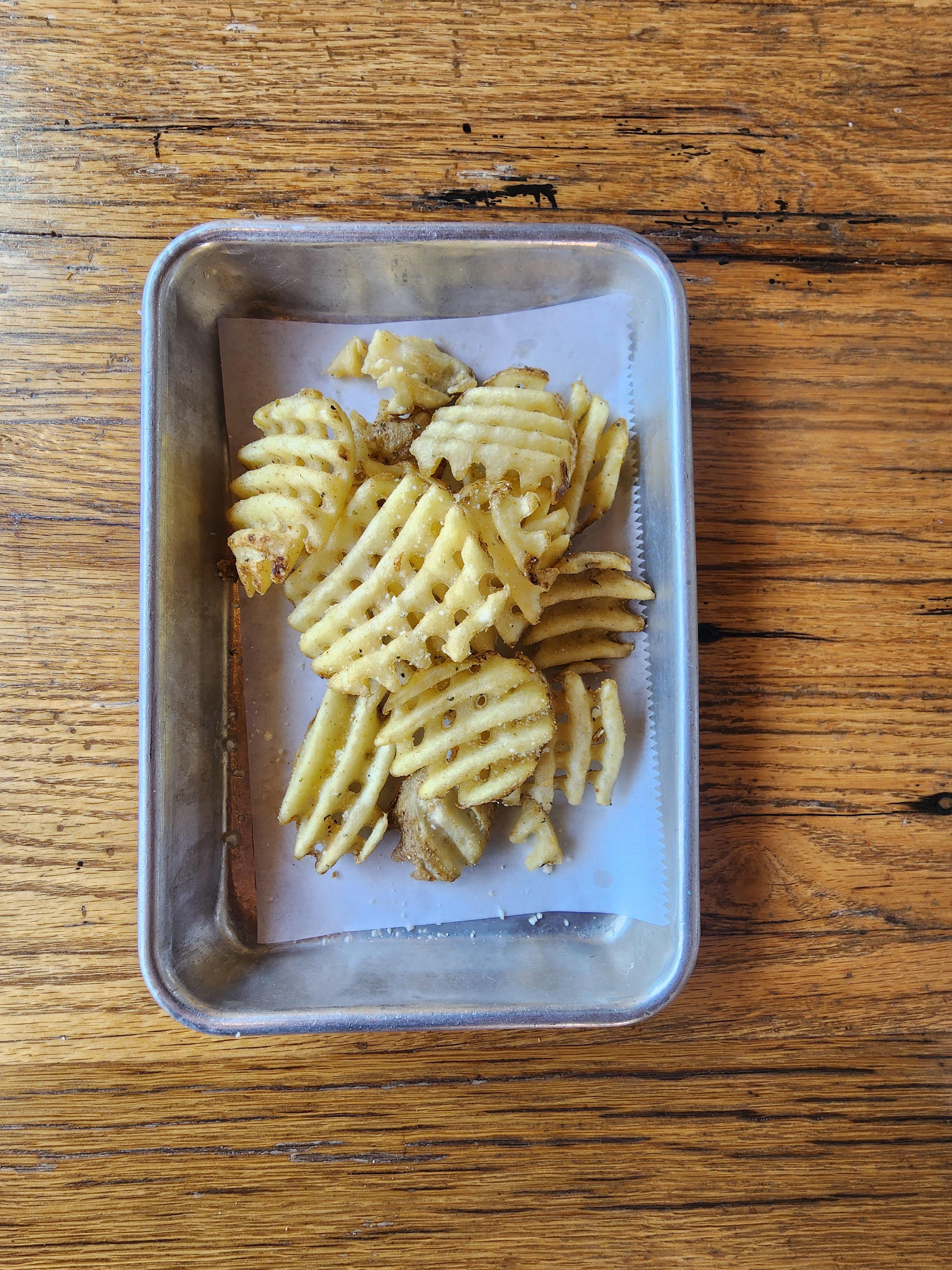 Kids Natural Cut Waffle Fries.