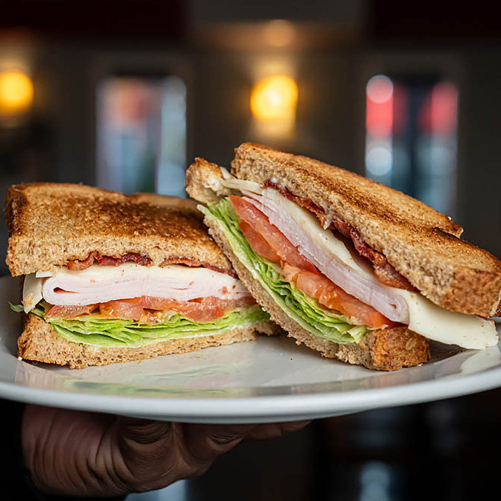 Turkey Club Sandwich.