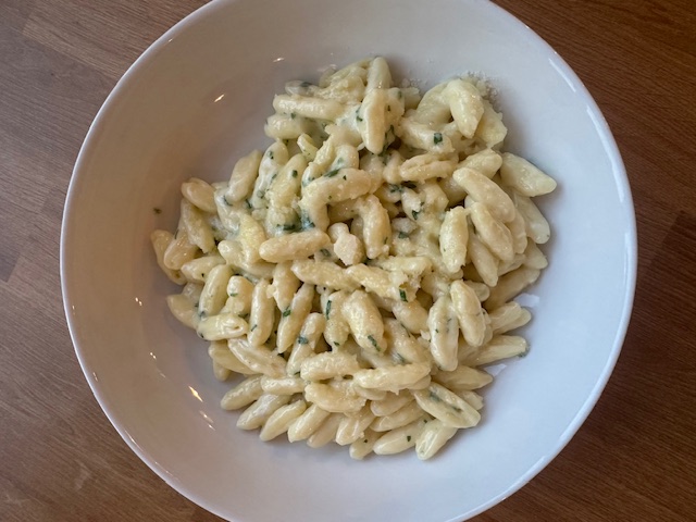 Cavatelli 3 cheeses.