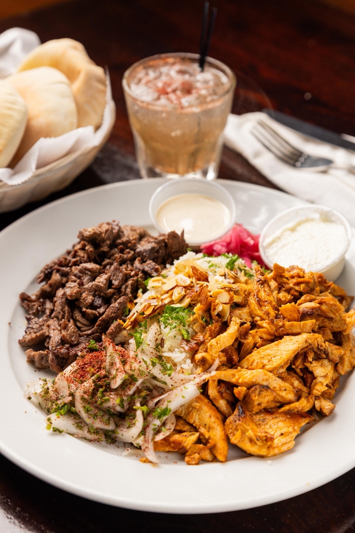 Mixed Shawarma Platter.