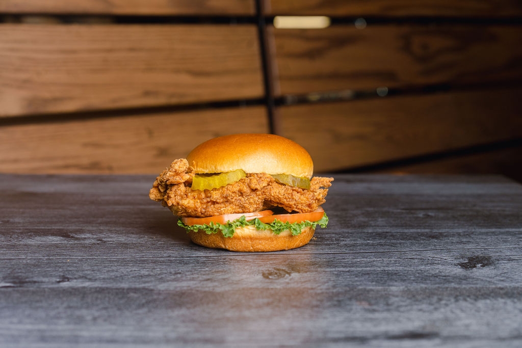 Crispy Chicken Sandwich Deluxe.