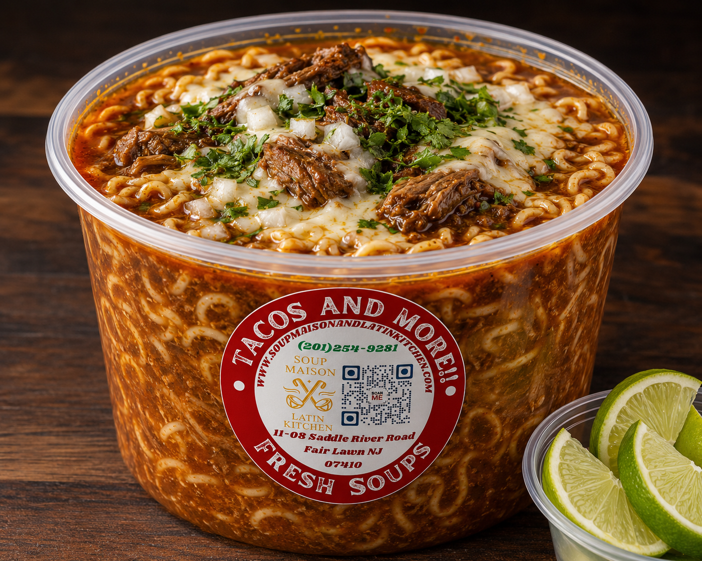 Birria Ramen Special (Mexican style Beef stew with noodles).