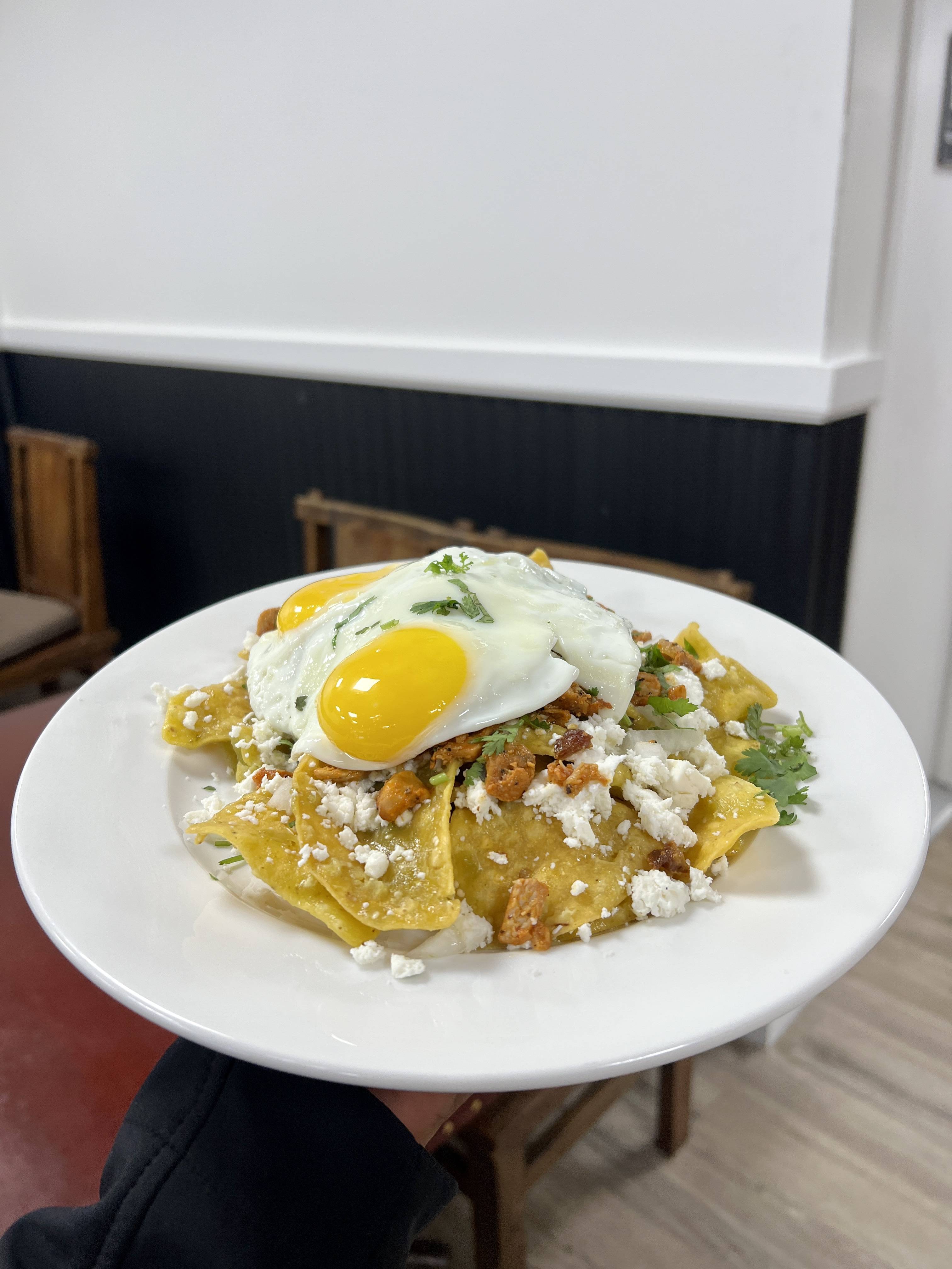 Salsa Verde Chilaquiles.