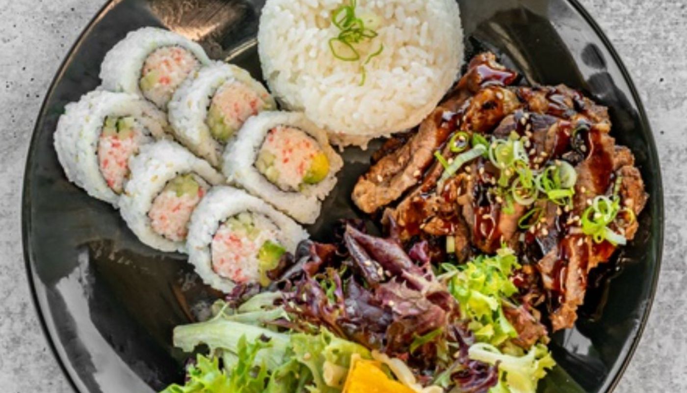 Steak and California Roll Combo.