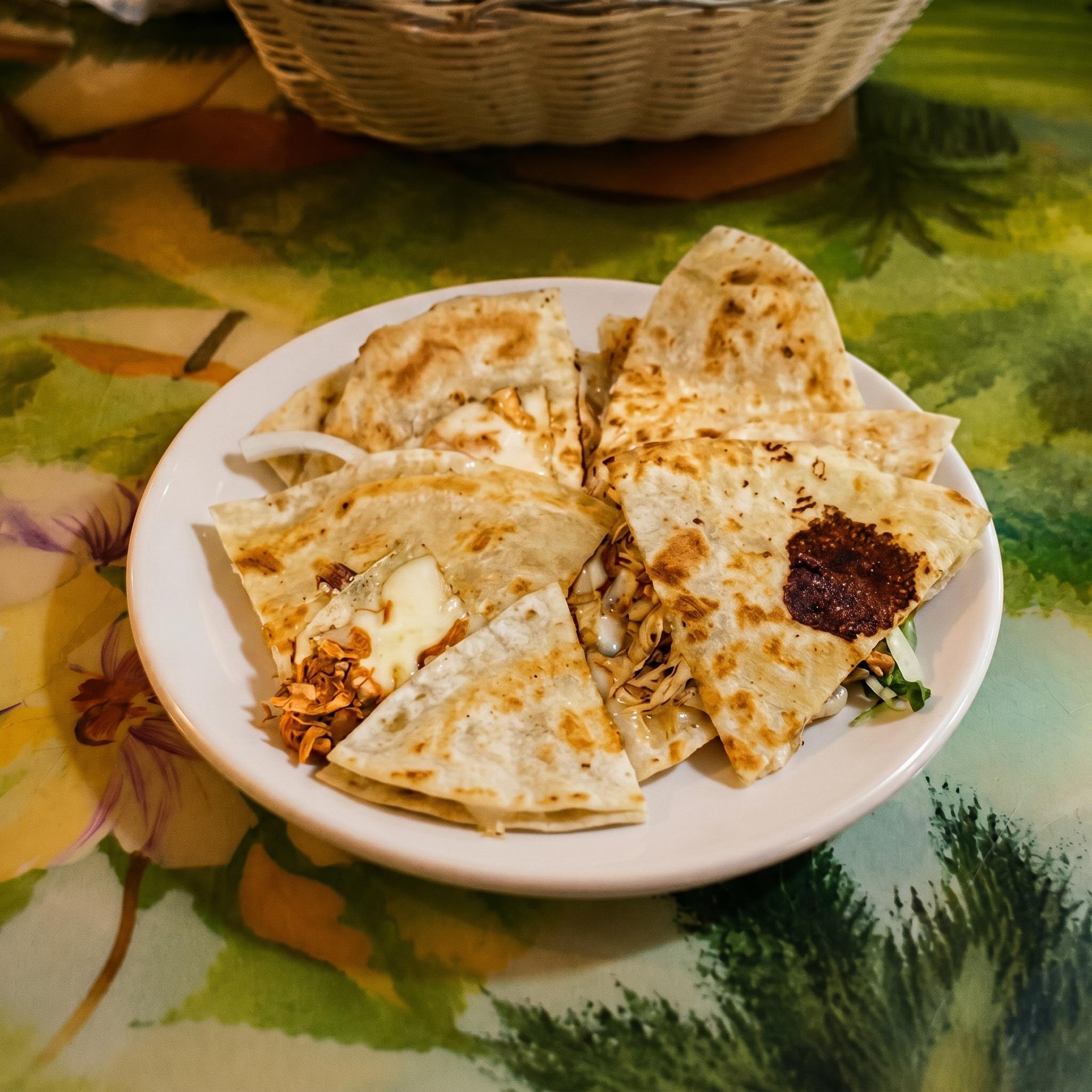 20. Chicken and Cheese Quesadilla.