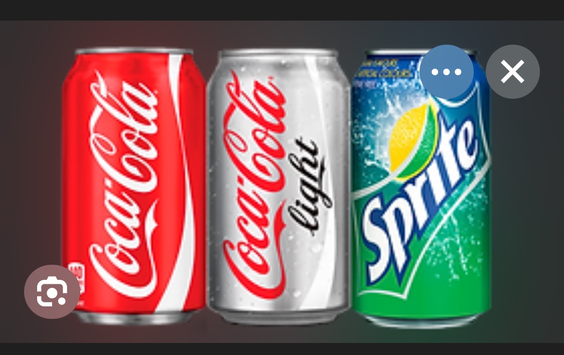 Sodas de lata.