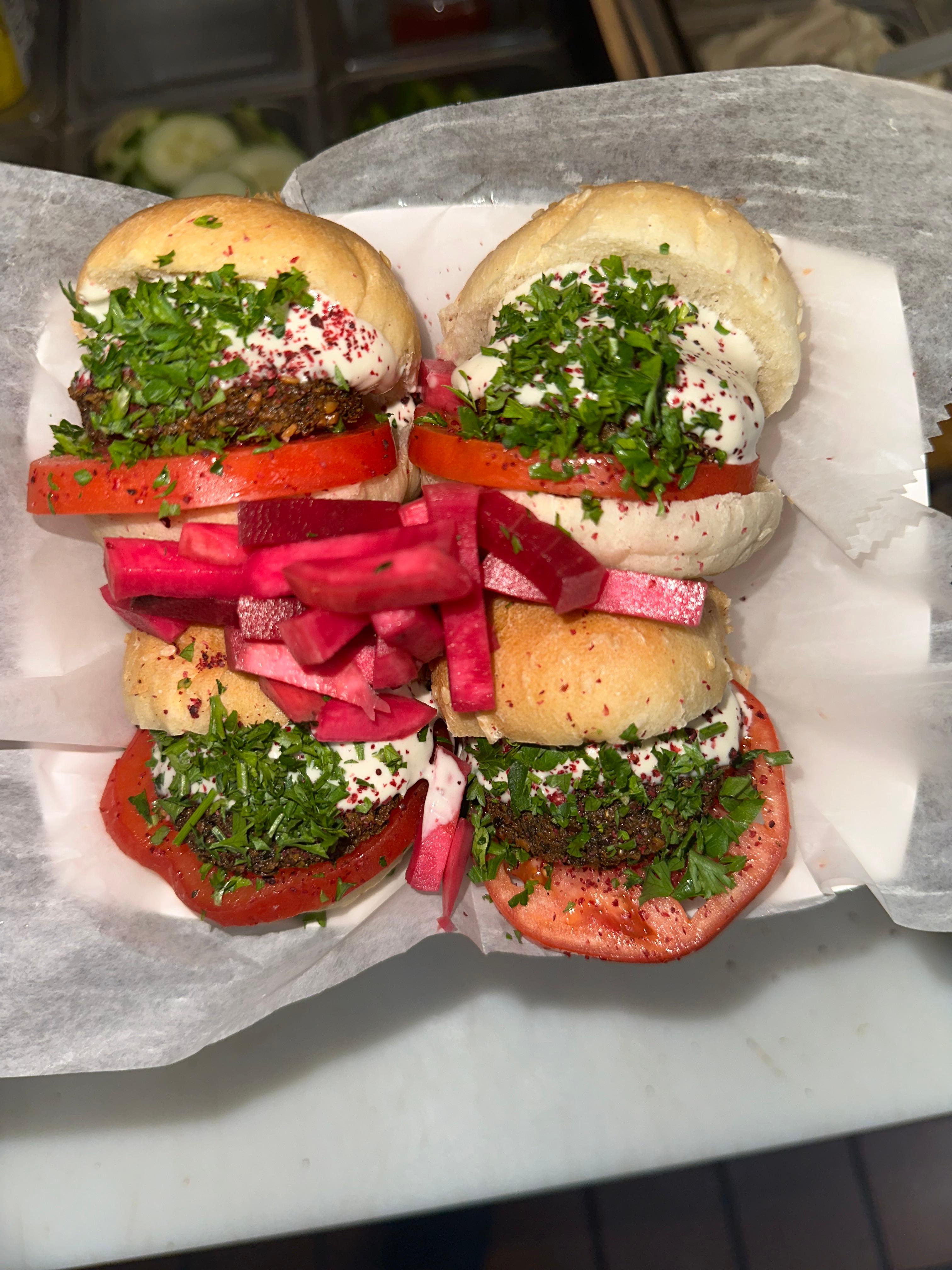 Falafel Sliders.