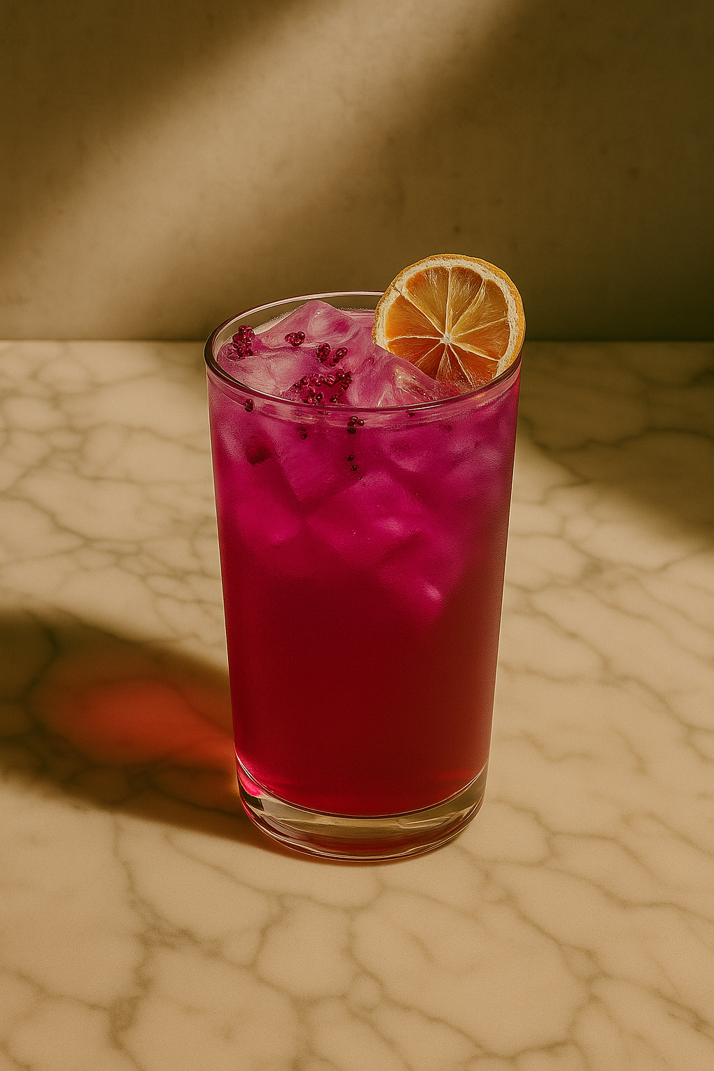 Lychee Dragonfruit Lemonade.