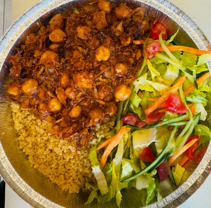 JACKFRUIT and CHICKPEAS.